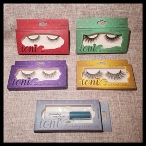 Ioni Handmade 3D Minky Faux Lash Bundle with Glue